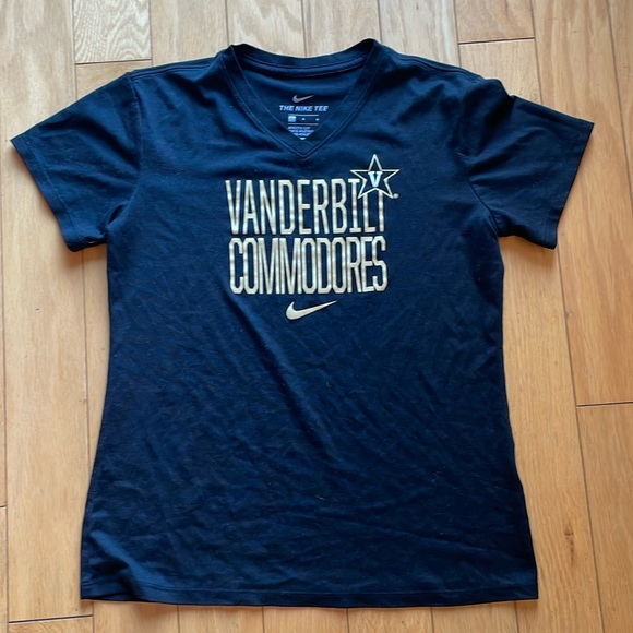 Nike Vanderbilt V neck tee youth Large - Picture 1 of 3